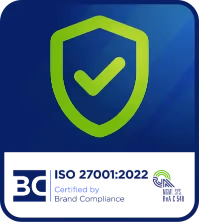 Brighteq is ISO 27001-2022 gecertificeerd